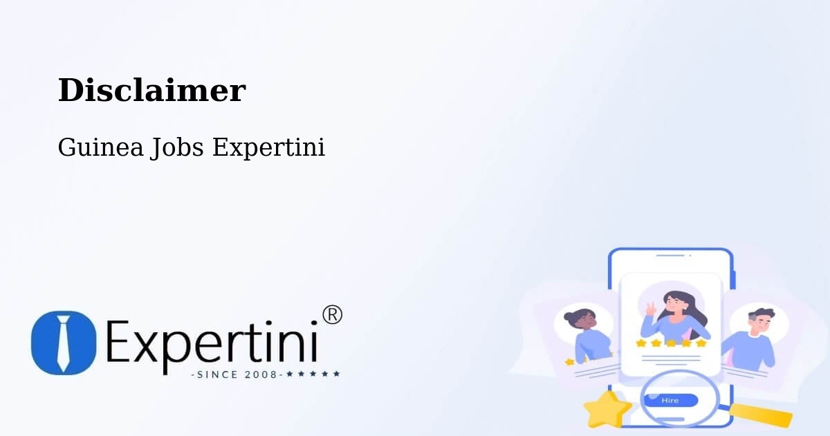 Disclaimer – Boffa - Guinea Jobs Expertini